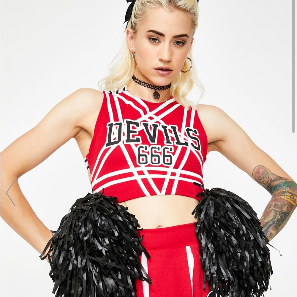 Dolls Kill satans cheerleader